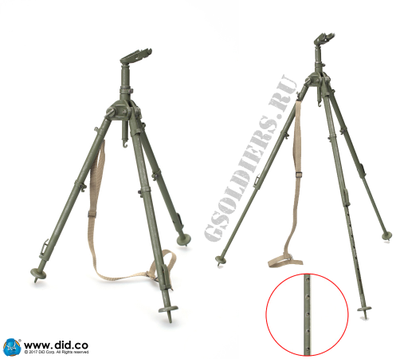 Немецкий солдат - Коллекционная фигурка 1/6 - 3rd SS-Panzer-Division MG34 Gunner Ver. C "Curtis" (D80127) - DID