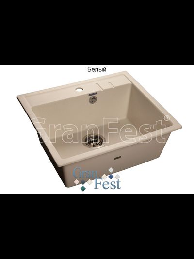 Керамическая мойка Granfest Гранфест QUADRO GF-Q560 1 секционная мойка с отверстием под смеситель
