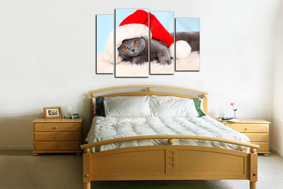 Модульная картина "Милый котик"