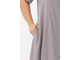 Платье полуприлегающего силуэта из льна арт. 1139  (Цвет серый) Размеры  56-70