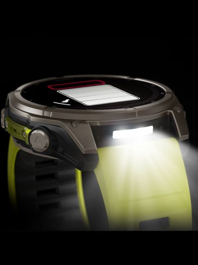 Часы Garmin Fenix 8 —51mm Solar Sapphire Titanium Amp Yellow / Graphite