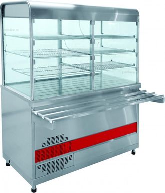 Прилавок-витрина холодильный ABAT ПВВ-70КМ-С-01-ОК