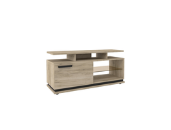 Гостиная OSLO (ОСЛО) - OSLO 333 Тумба ТВ малая Дуб Серый Craft - Черный