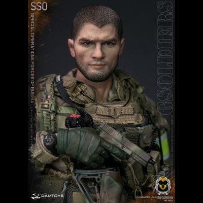 Боец сил специальных операций Российской Федерации (ССО России) - Коллекционная ФИГУРКА 1/6 scale Aciton Figure SPECIAL OPERATIONS FORCES (SSO) OF RUSSIA (78075) - DAMTOYS