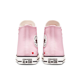 Кеды Converse Chuck 70 Embroidered Lips Pink розовые высокие