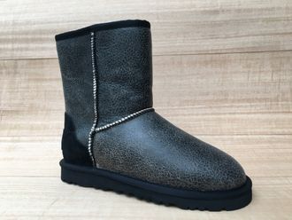 UGG Australia Черные с серым (36-40) Арт.004F