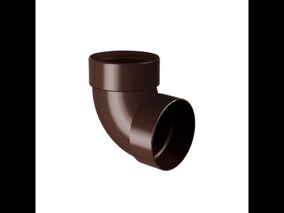 GIZA КОЛЕНО ТРУБЫ ДВУХМУФТОВОЕ 87°, ЦВЕТ КОРИЧНЕВЫЙ