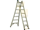 Лестница стеклопластиковая приставная трансформируемая в стремянку ЛСПТС_