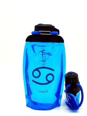 Складная бутылка для воды объем 500 мл арт. B050BLS-1210 знак зодиака CANCER/РАК
