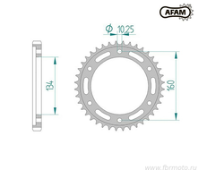 10616-40 Звезда ведомая 530# CBR100RR 4, 5 , VTR1000 SP1 SP2 AFAM 10616-40 (JTR1306.40)