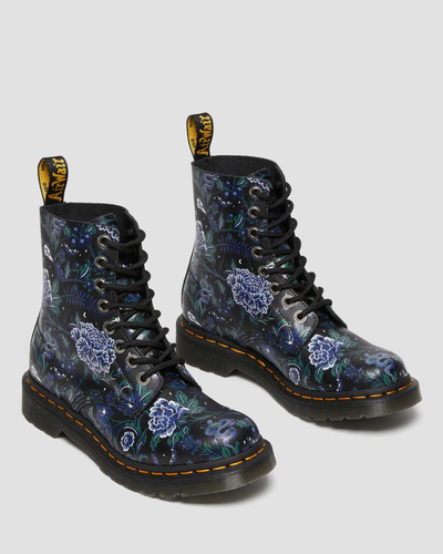 Ботинки Dr. Martens 1460 Pascal Mystic Floral Black Backhand