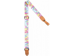 FLIGHT S35 KITTY - ремень для укулеле, материал полипропилен, рисунок котики