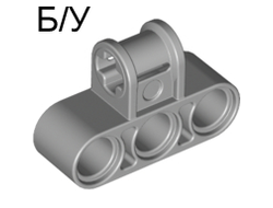 ! Б/У - Technic, Axle and Pin Connector Perpendicular Triple, Light Bluish Gray (63869 / 4538007 / 6331441) - Б/У