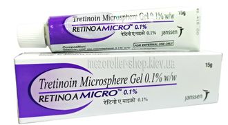 RETIN-A TRETINOIN RETINOL MICROSPHERE GEL (ТРЕТИНОИН МИКРОСФЕР) 0.1%, 15G