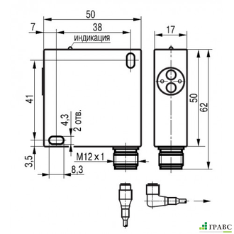 Оптический датчик OX IC41A-43P-3000-LZS4