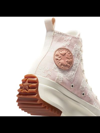 Кеды Converse Run Star Hike Platform Crafted Jacquard на платформе розовые высокие