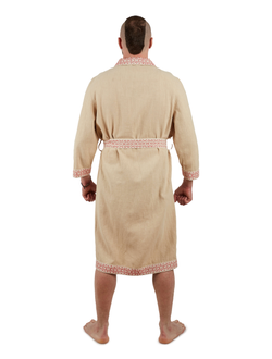 Халат для бани и дома из крапивы "Легкий пар"