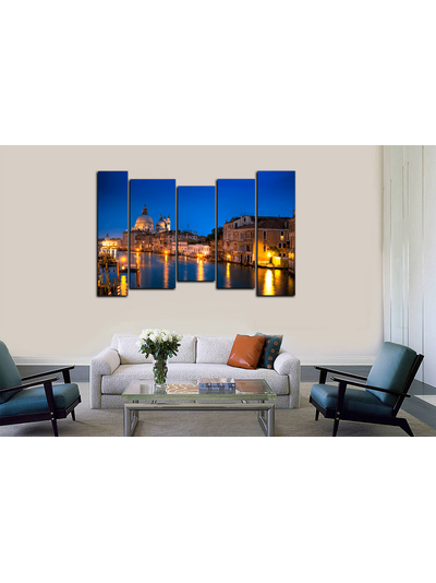 Модульная картина &quot;Красивый город на воде&quot;