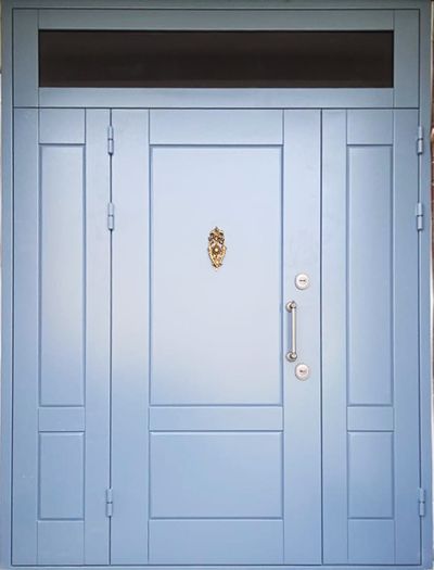 №11/1. Входная стальная дверь с фрамугой (на нестандартный проём 2900х2100)