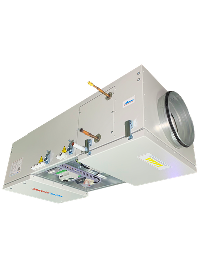 VMPU-E-FR-1000-9.0/3-1 УСТАНОВКА ПРИТОЧНАЯ КОМПАКТНАЯ С ФРЕОН. ОХЛАЖДЕНИЕМ 1000м3/ч, ЭЛЕКТРОНАГРЕВ 9.0 kW 3 фазы 380В