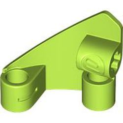 Technic, Panel Curved #10 3 x 3 Tapered Right, Lime (2403 / 6454584)