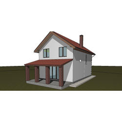 Двухэтажный дом с пятью спальнями 133м² (S59)