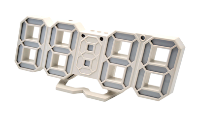 часы электронные VST883-4  зел.цифры+USB кабель (без адаптера)