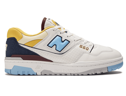 New Balance 550 Sea Salt Yellow (Желтые с белым) фото