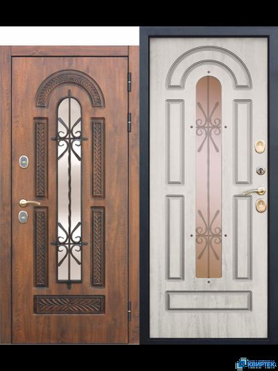 Дверь входная металлическая с терморазрывом Витра 13 см купить в Челябинске | КВИРТЕК