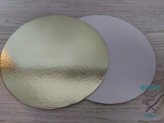 Подложка усиленная золото/жемчуг круг d=180 мм (1,5 мм)
