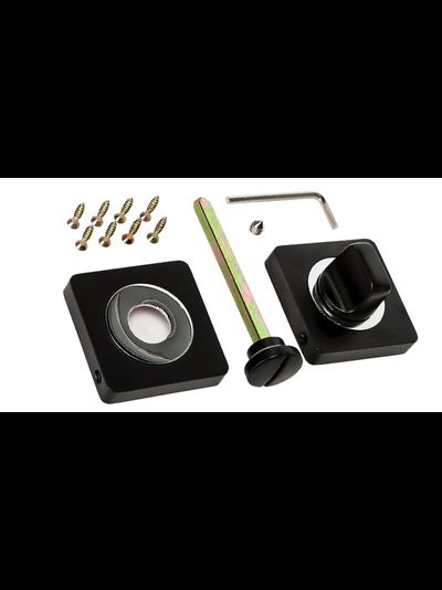 RENZ Завертка INBK 02 B-CP черная с хромом