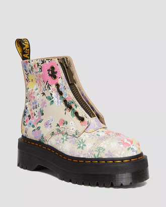Dr. Martens Sinclair Floral Parchment Beige