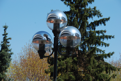 ШАР Зеркальная Полусфера , 400 мм