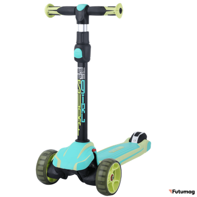 Детский самокат TechTeam Surf Girl 2022 морская волна