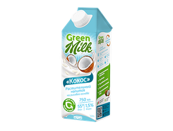Молоко "Кокос" на рисовой основе Здоровое Меню 0,75л