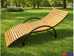 шезлонг для установки на улице