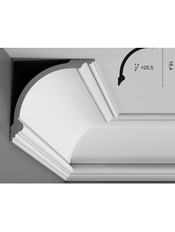 Карниз C338 - 18,4*18,4*200см