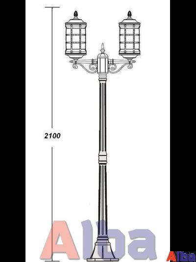 Barselona 81208 A bl Парковый светильник