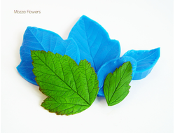 "Лист пузыреплодника" Силиконовый молд  (вайнер)