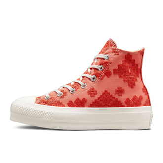 КЕДЫ CONVERSE CHUCK TAYLOR LIFT FESTIVAL BRODERIE HIGH TOP BRIGHT MADDER