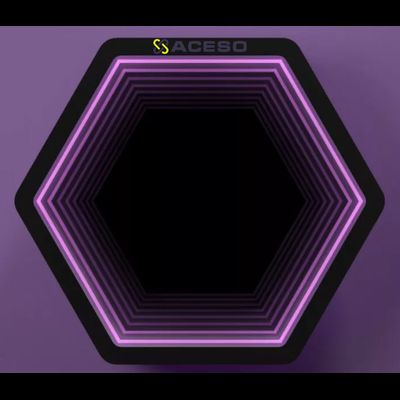 Светозвуковая панель "Бесконечность шестиугольник"