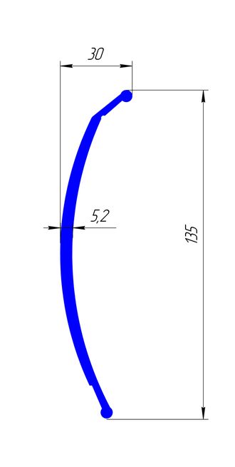 Уплотнитель сдвижной крыши (резинка от подлива) SAB845