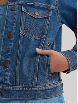 Куртка Wrangler® Women's Western Unlined Denim Jacket