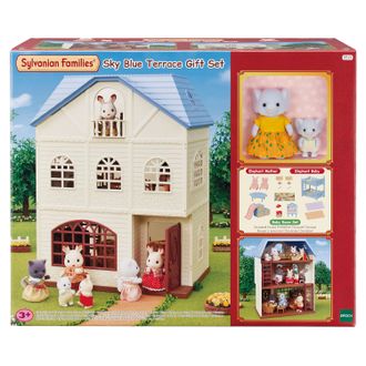 Sylvanian Families Набор игровой Домик с террасой, 5513