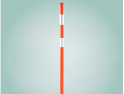 Веха оранжевая 1,5м., два светоотражателя