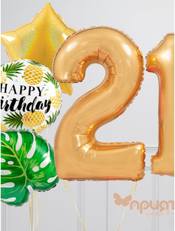 СЕТ ИЗ ВОЗДУШНЫХ ШАРИКОВ "ТРОПИКАНА"