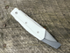 Складной нож Wild West сталь AUS 10, рукоять G10, цвет белый рельеф