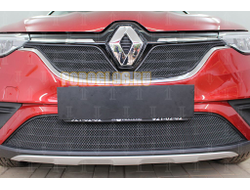 Защита радиатора Renault Arkana 2018- black низ PREMIUM