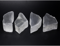 Селенит оптический полированный "телевизионный" в ассортименте, Канада (58-65 мм, 70-80 г) №27465