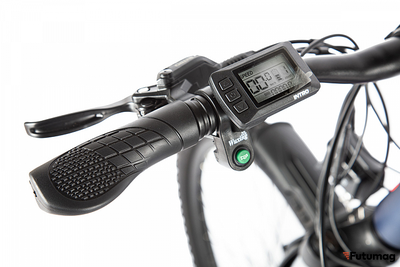 Электровелосипед INTRO Sport GT (Серо-зеленый)